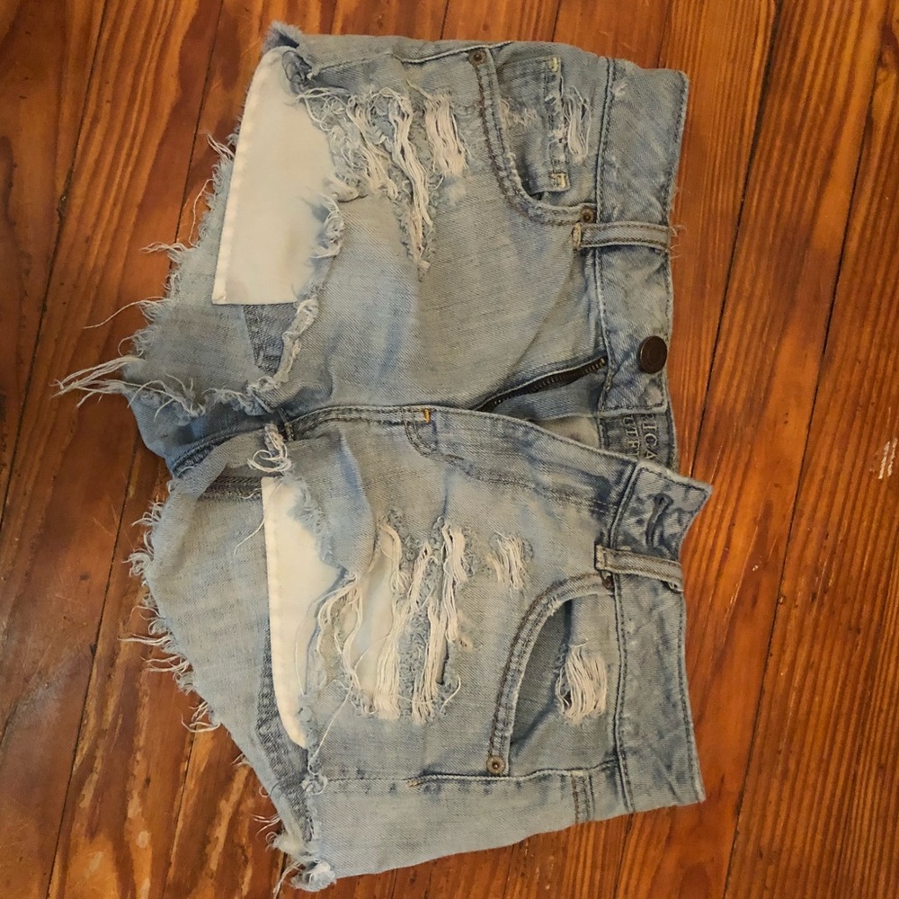 American eagle jean shorts